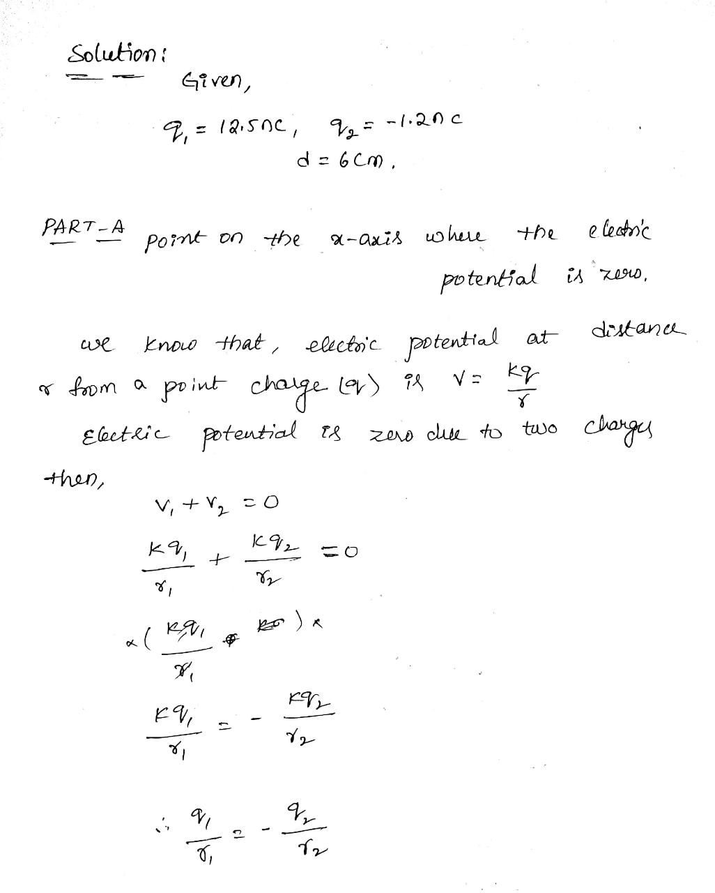 Physics homework question answer, step 1, image 1